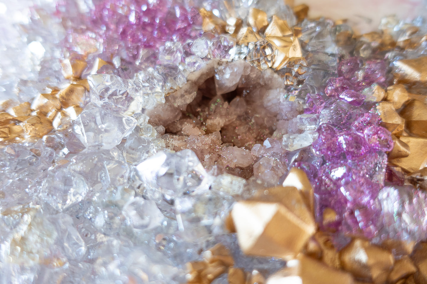 Gilded Amethyst - White