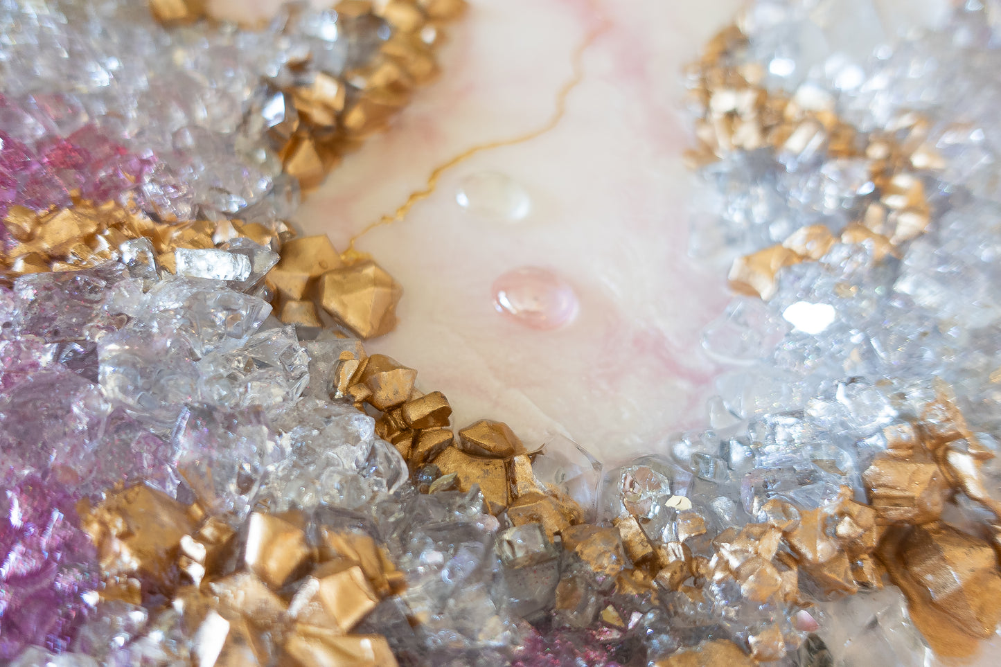 Gilded Amethyst - White