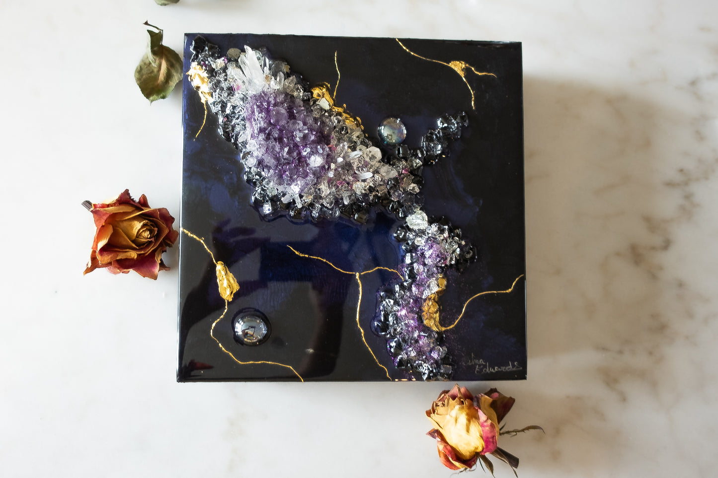 Gilded Amethyst Mini - Black