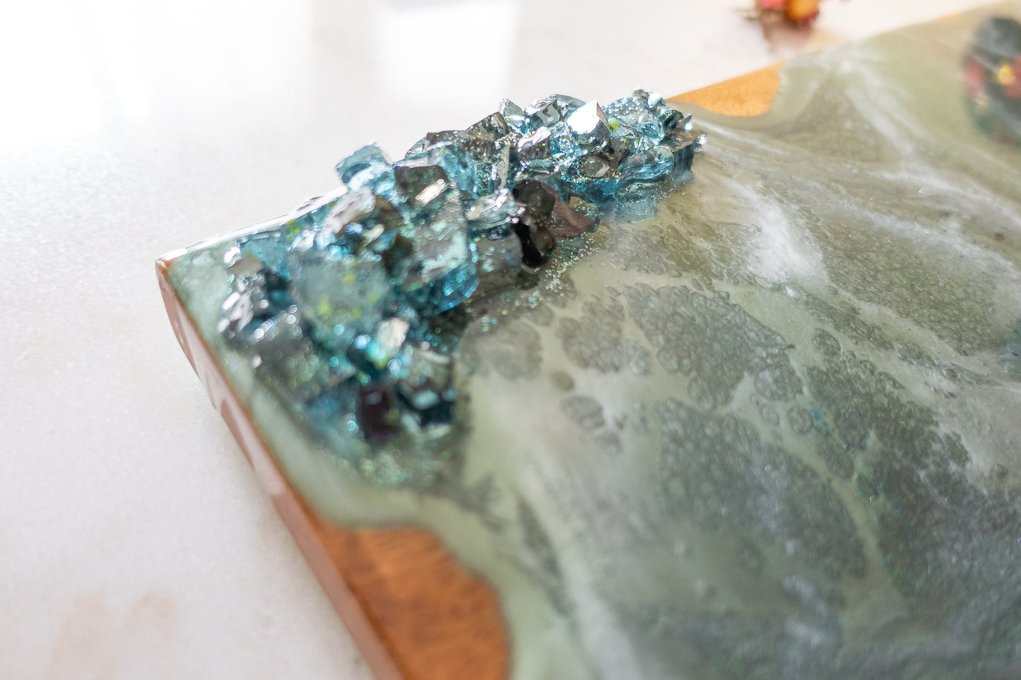 Teal Glass Board