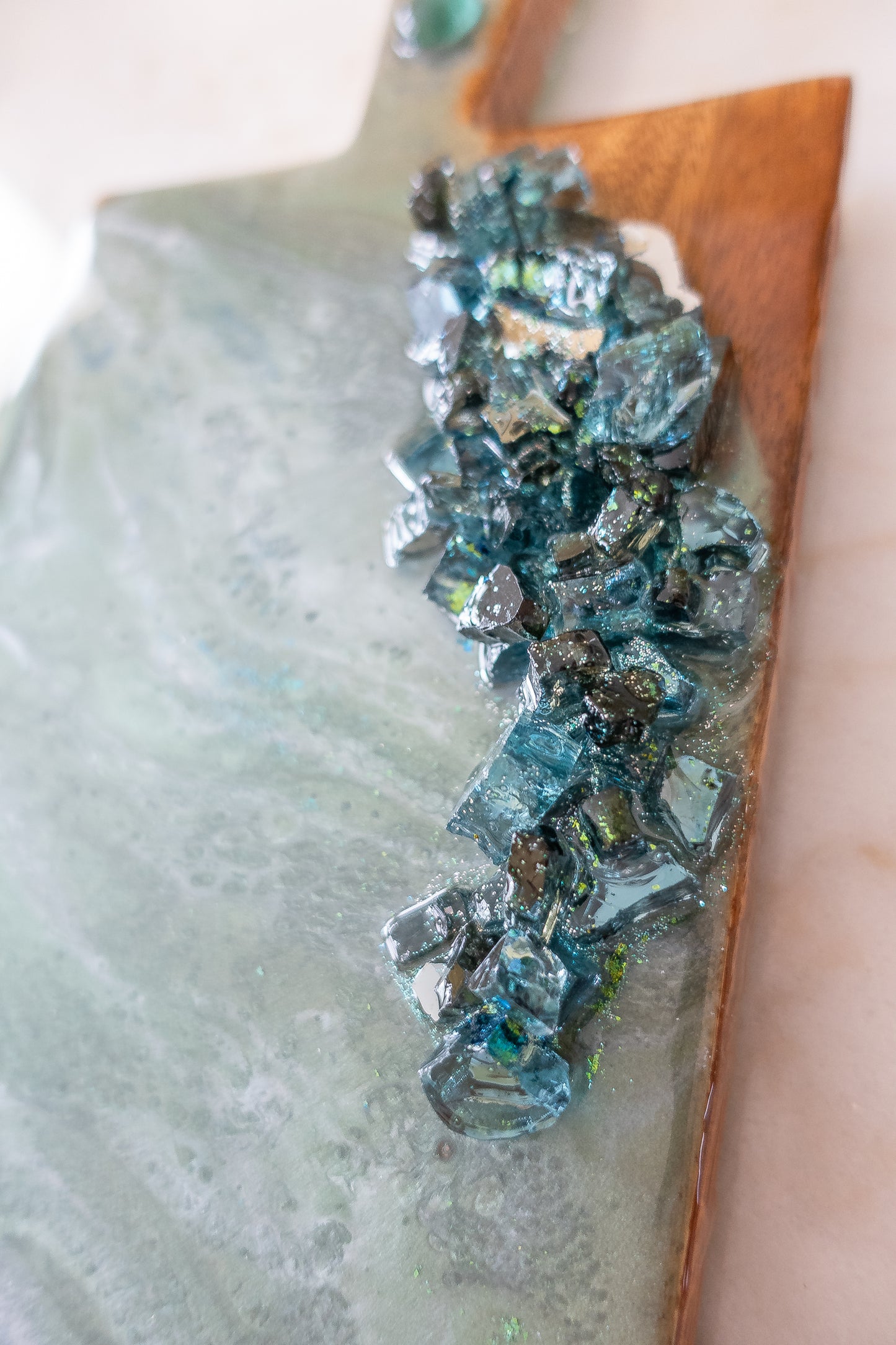 Teal Glass Board