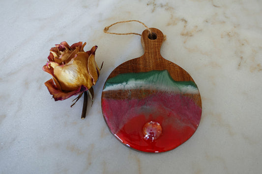 Pink & Green Round Board Mini - B