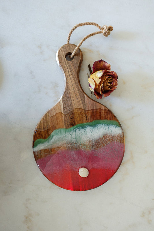 Pink & Green Round Board - B